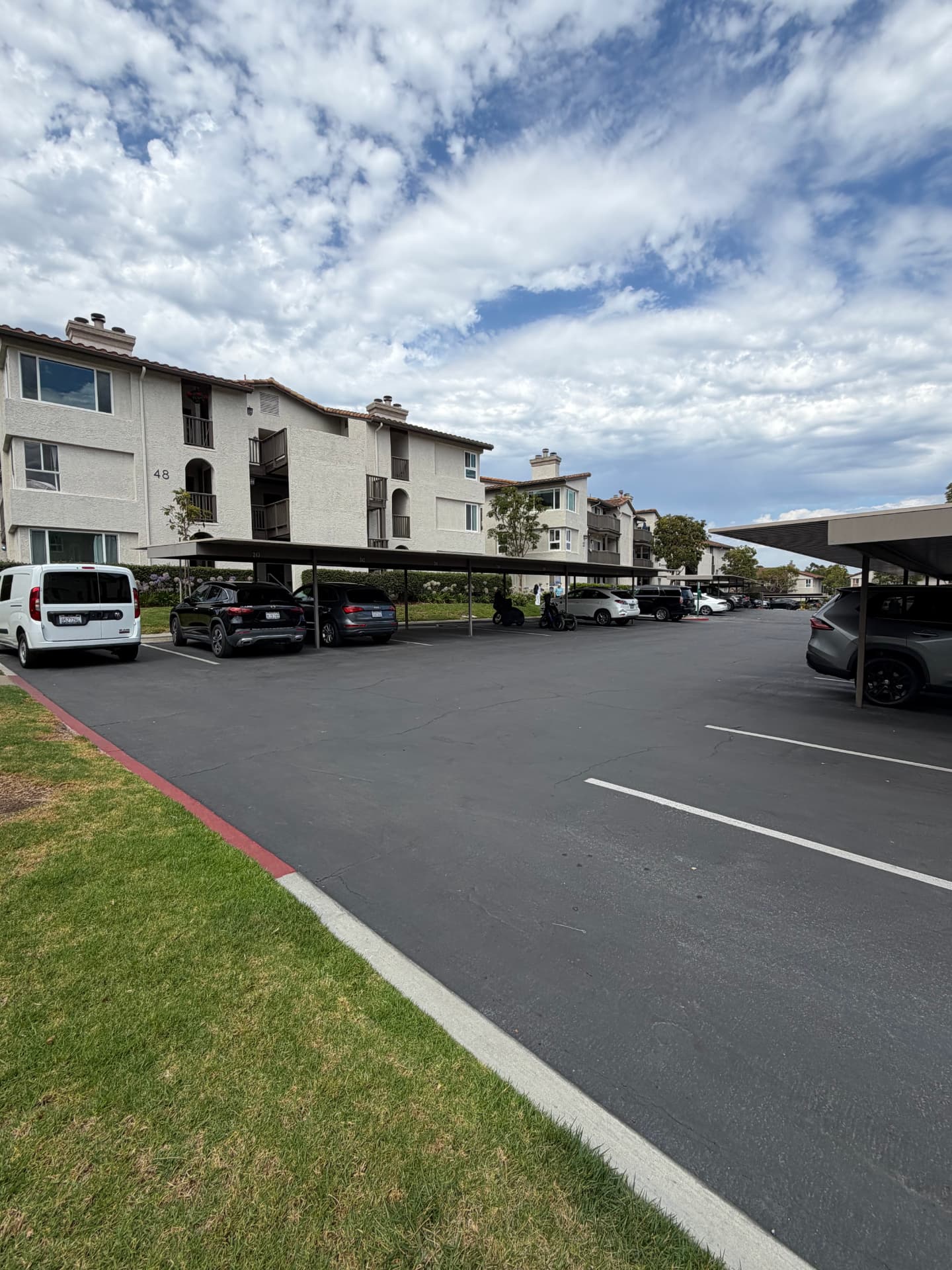 Parking Area & Carport Refinish in California, USA by CHRETE Home & Construction